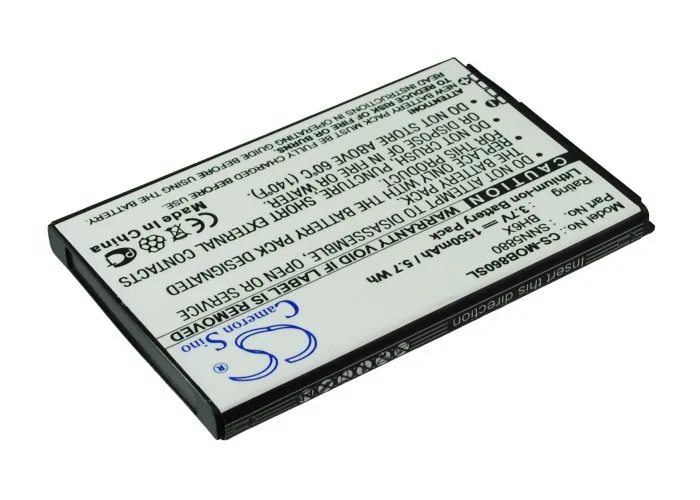 1550Mah Bh6X Snn5880A Snn5880 Batteria Per Motorola Mb860 Atrix 4G Olympus Xt865 Me722 A954