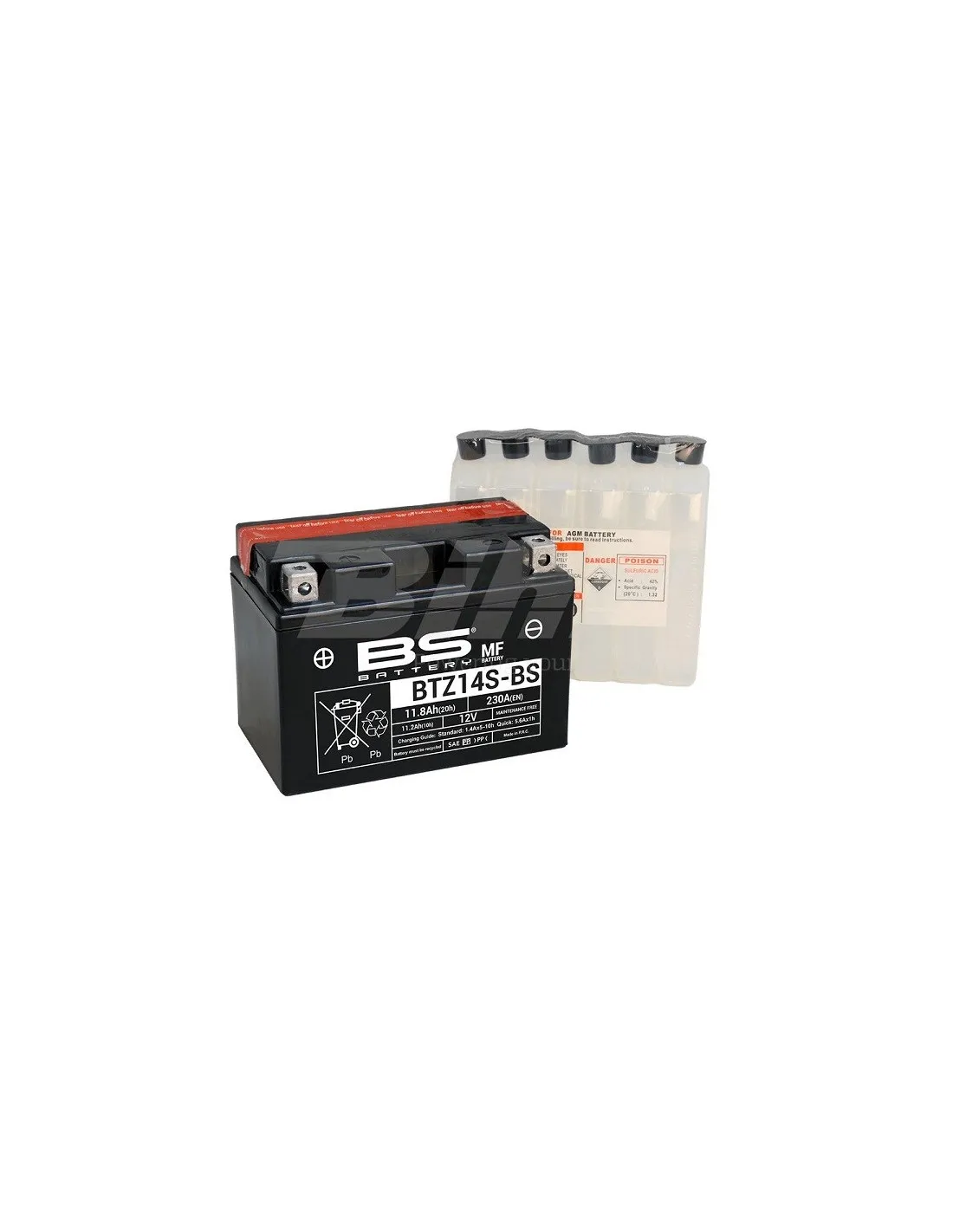 Batteria Bs Batteria Ytz14S-Bs Bs Batteria