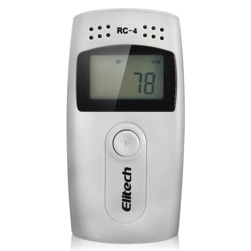 Elitech Rc-4 Usb Temperatura Data Logger Registratore Datalogger Sensore Esterno 16000 Punti