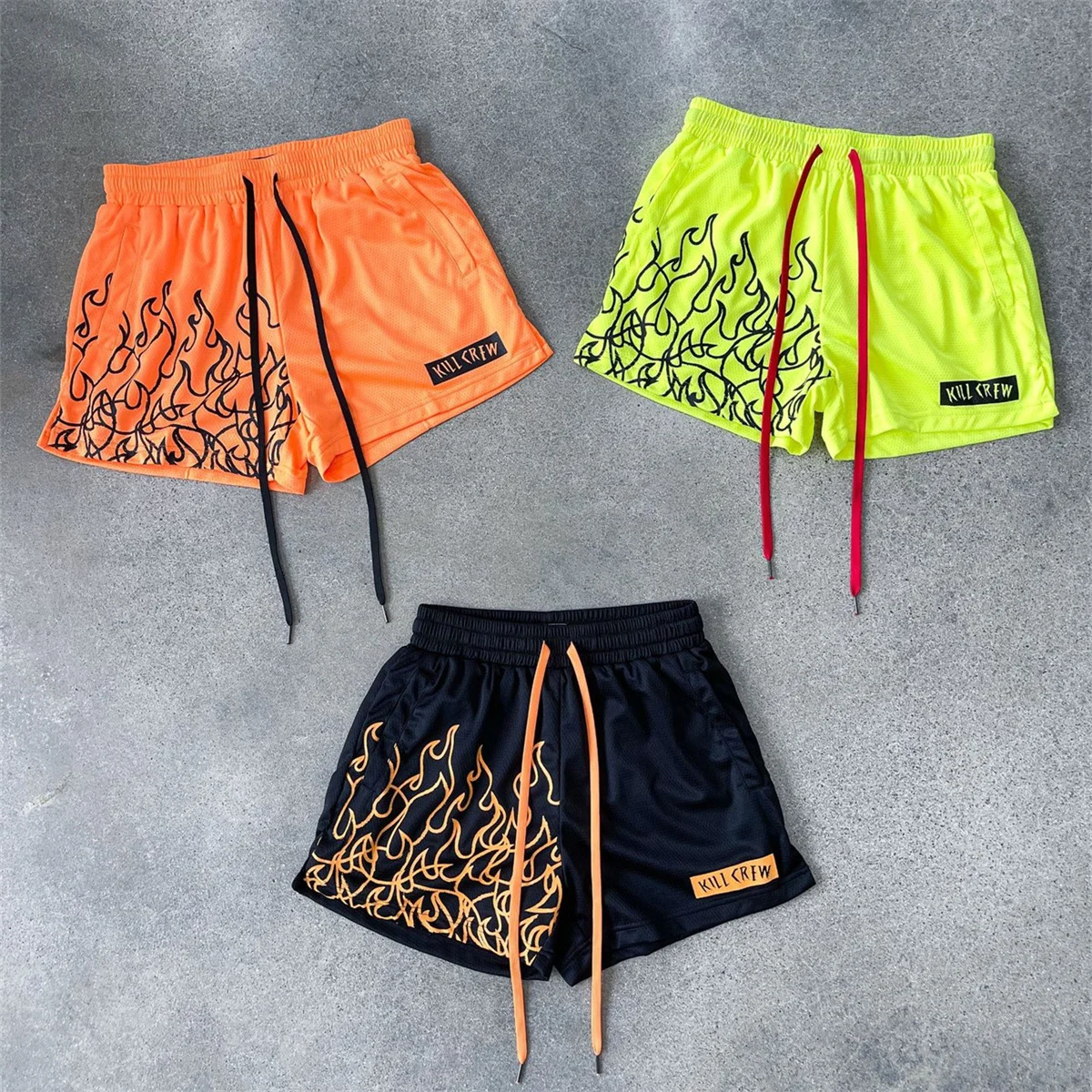New Quick Dry Running Sport Shorts Uomo Summer Gym Fitness Bodybuilding Mesh Traspirante Bermuda Boxing Training Pantaloni Da Spiaggia Maschili