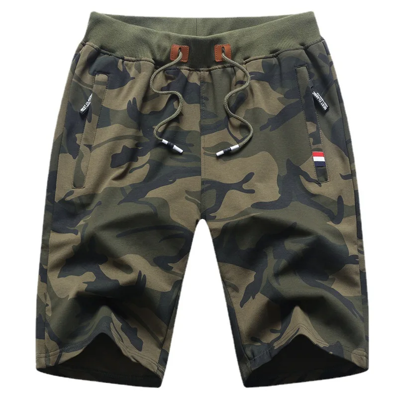 Pantaloncini Da Spiaggia Estivi Da Uomo 2024 Cotone Bermuda Casual Camouflage Men Boardshorts Homme Classic Brand Abbigliamento Camo Shorts Uomo