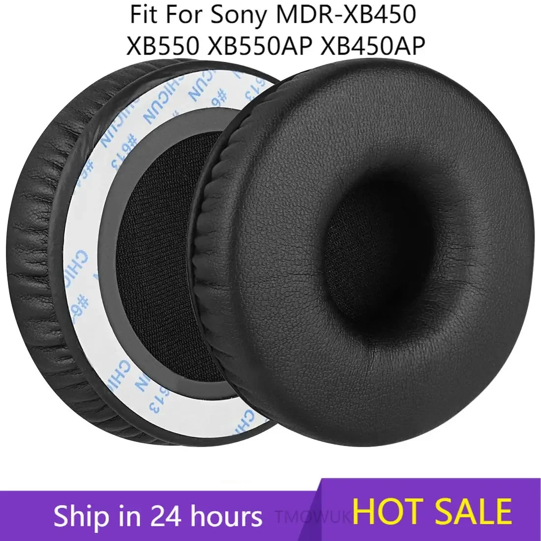 Cuscinetti Auricolari Di Ricambio Per Sony Mdr-Xb450 Xb550 Xb550Ap Xb450Ap Cuffie Cuffie In Schiuma Paraorecchie Cuscino Auricolare
