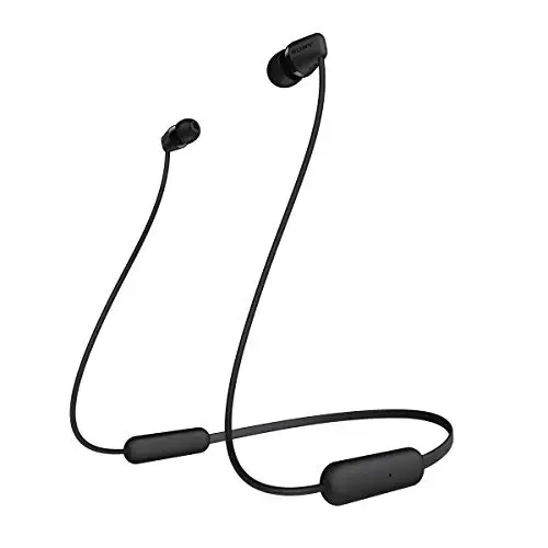 Cuffie Auricolari Wireless Sony Wi-C200-Lighter Fino A 15 Ore Di Autonomia, Nere