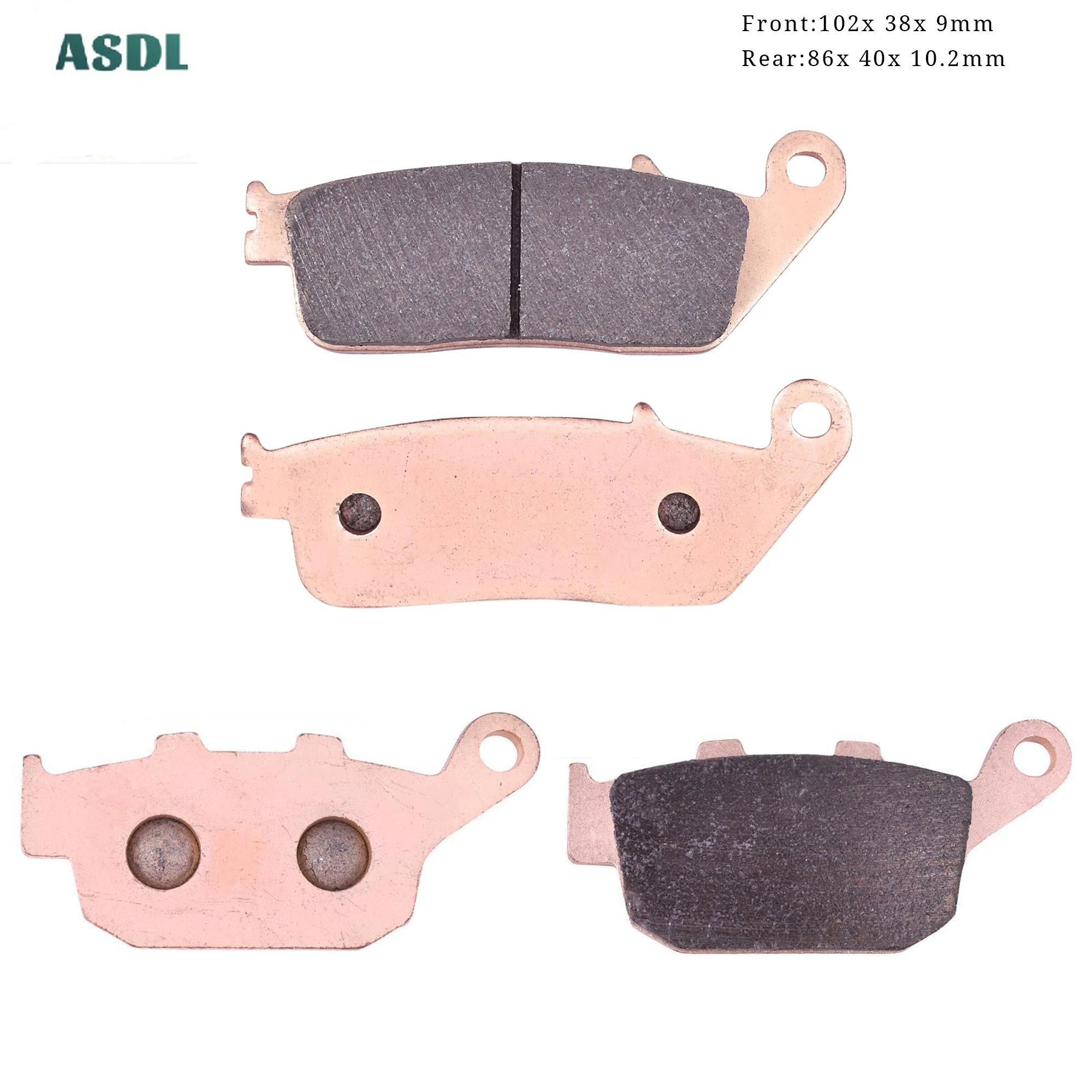 Motorcycle Brake Pads For Honda Cb 500 Cb500 Fa X Xa Cbr 500 R Cbr500R Ra Cmx 500 Rebel Ctx 700 14-2021 Nc 700 750 Nm4 2012-2021