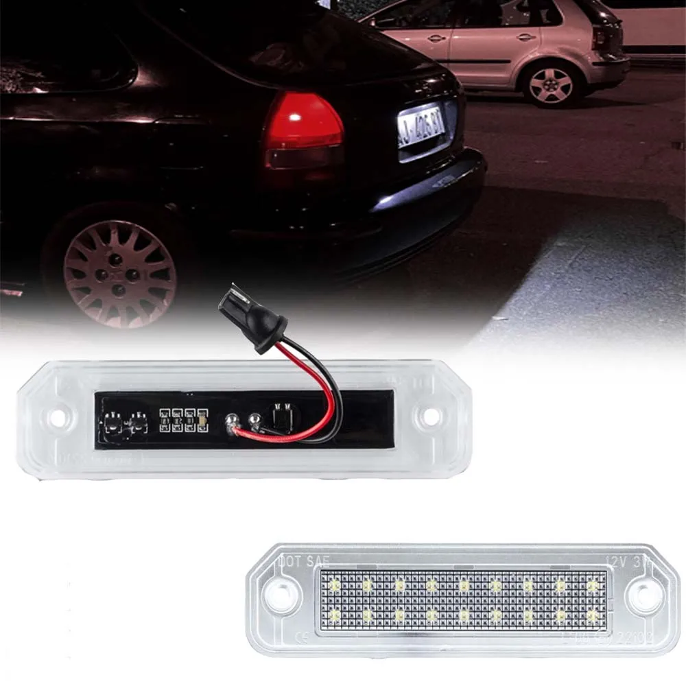 Per Honda Civic Ej Eg Ek Ek3 Cr-X Del Sol Integra Sj Ek3 Civic Coupe/Berlina Coda Led Targa Numero Di Luce Gruppo Lampada