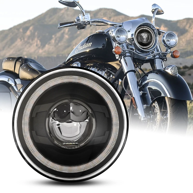 Faro Moto 7 Pollici Ledfor 93-08 Ducati Monster 1000 600 Per Kawasaki Vulcan Vn 500 750 800 900 1600 1700 1500
