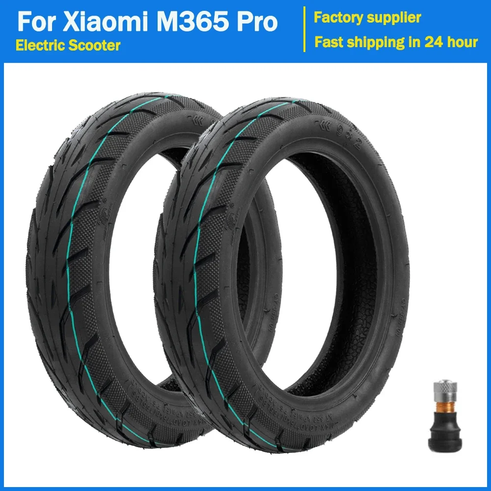 Pneumatico A Vuoto Pneumatico Tubeless Per Scooter Elettrico Da 9 Pollici Per Xiaomi M365 Pro Kick Scooter Wheel Non Pneumatico 9X2.0 Pneumatici Acces