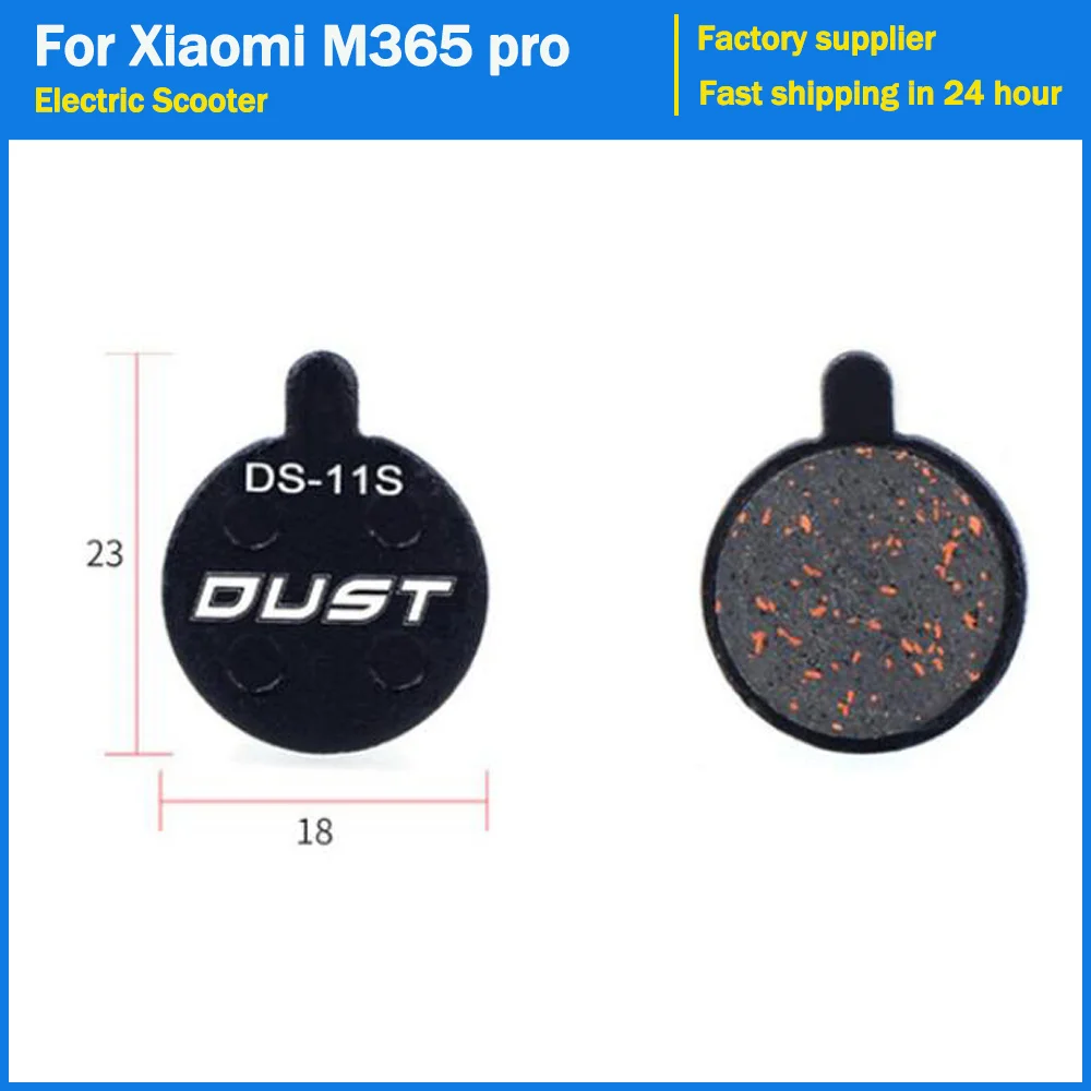 2Pair Brake Pads For Xiaomi M365 Pro Electric Scooter Rear Wheel Mijia Pro Brake Disc Friction Plates Pads Scooter Accessories