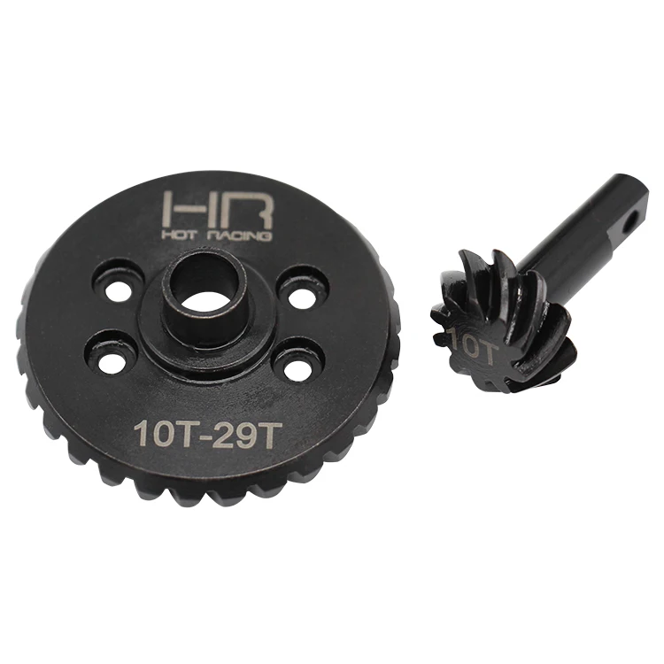 Hr Acciaio Differenziale Elicoidale A Spirale Anello Pignone Gear Set 29T 10 T Per 1/10 Traxxas E-Maxx E-Revo Rally Vxl Revo 3.3 Slash Xo-1