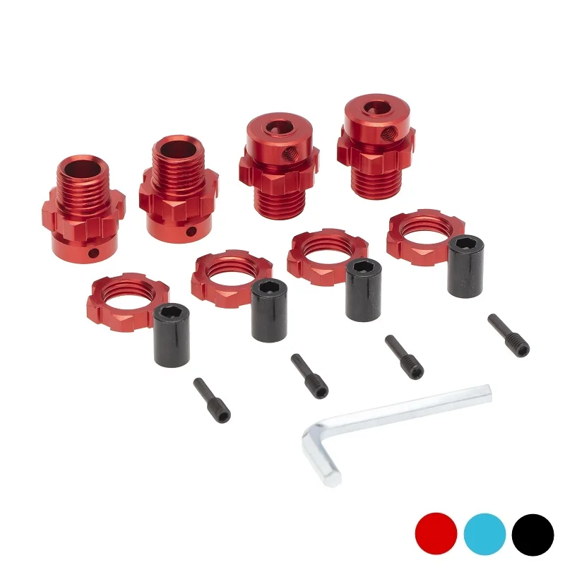Adattatore Esteso Mozzo Esagonale Ruota Scanalato In Metallo Da 17Mm 5353X Per 1/10 Traxxas E-Revo E-Maxx T-Maxx Summit Revo 3.3 Slayer Pro 4 X4