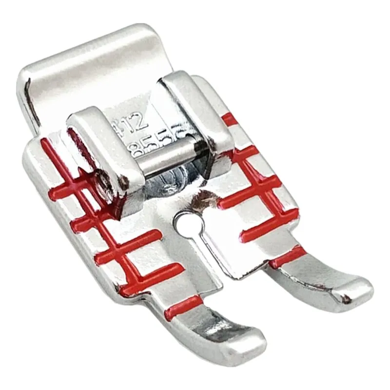 Genuine Metallo 1/4 "Mettendo Quilting Rosso Piede Marchio Per Husqvarna Viking #4127855-45 5Bb5146