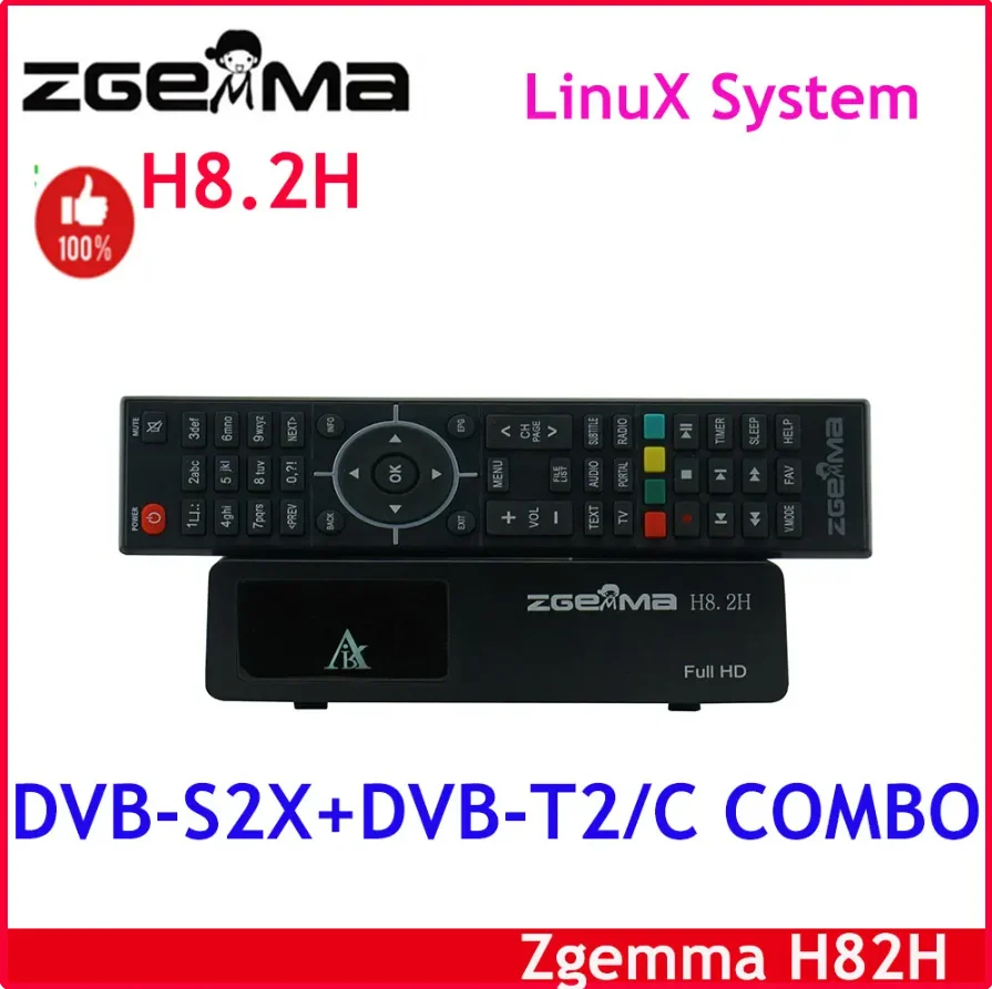 2023 Ricevitore Tv Satellitare Zgemma H8.2H Ricevitore Linux Enigma2 Dvb-S2X + Dvb-T2/C H2.65 Ricevitore Satellitare Digitale Hd 1080P