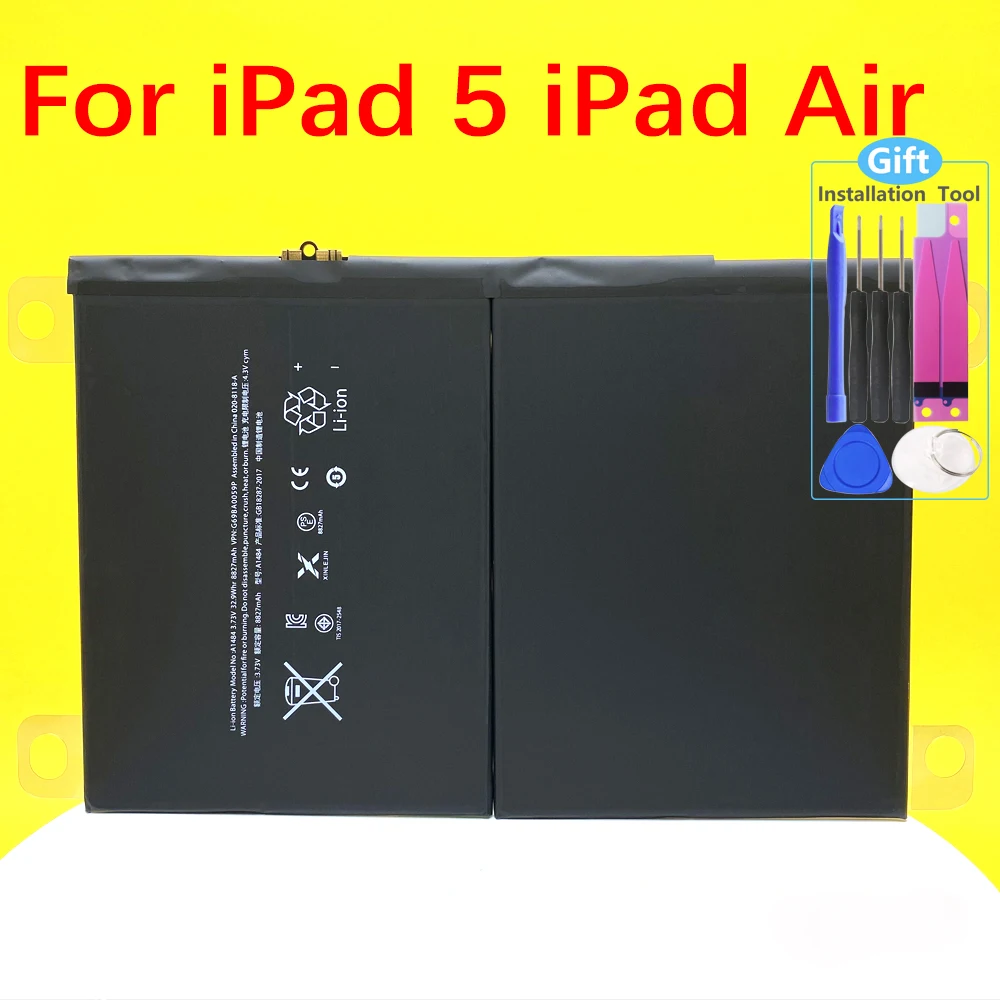 Nuovo Per Ipad 5 Air Ipad5 A1474 A1475 A1484 Batteria Per Tablet