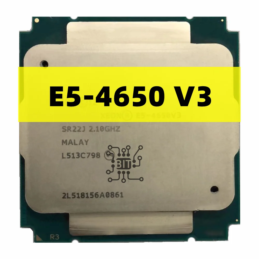 E5-4650V3 Xeon E5 4650 V3 2.1Ghz 12 Core 30Mb E5 4650 V3 Fclga2011-3 105W Spedizione Gratuita E5-4650 V3