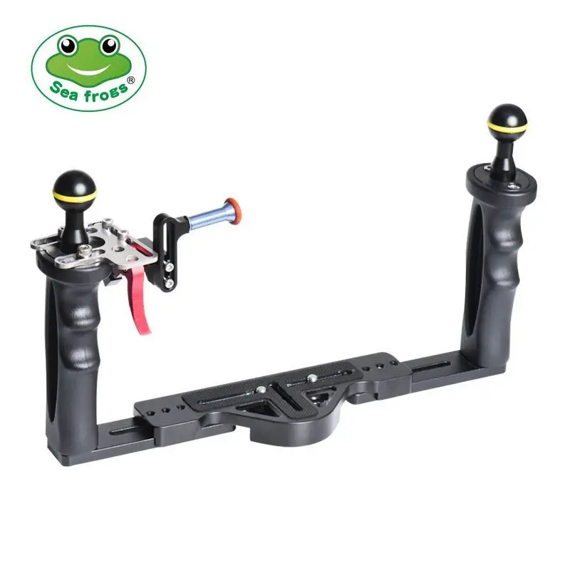 Custodia Per Fotocamera Subacquea Maniglia Per Vassoio Impugnatura Staffa Per Otturatore Trigger Per Go Pro Tg5 Rx100 Nauticam Fotografia Subacquea