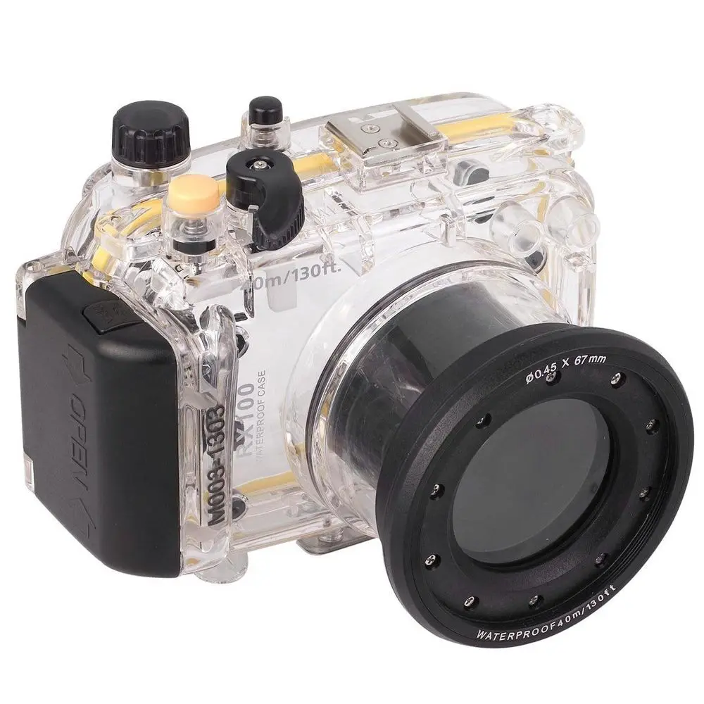 Per Sony Rx100 Rx100 Io Mi M1 Dsc-Rx100 Rx100 Mark I 40 M 130Ft Subacquea Impermeabile Camera Housing Case Cover Borsa