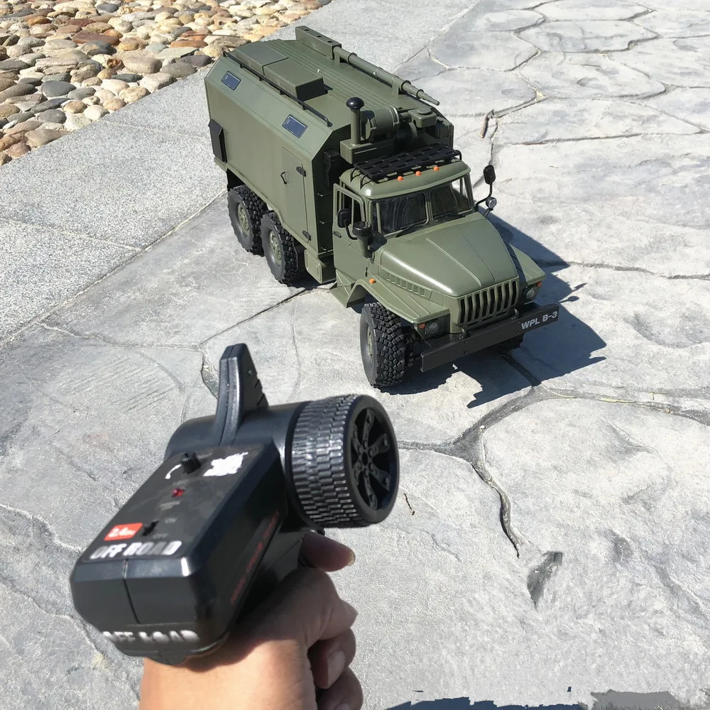 Naughty Dragon B-36 Full Scale Remote Control Car Ural Command Communication Car Rc Six-Drive Remote Control Model Toy Regalo Per Bambini