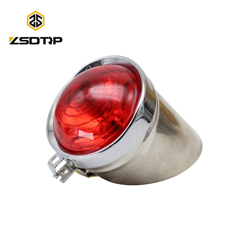 Zsdtrp Ural Cj-K750 Retro Motor Luce Posteriore Cromata Con Supporto Per Bmw R71 R75 Ural M72 Ks750 Cj-K750 K750 Mb750 Dnepr