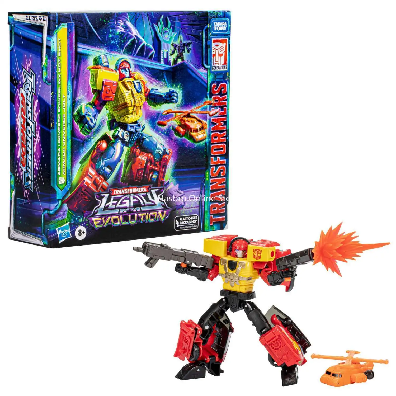 Novità Transformers Legacy Evolution Powerlinx Hot Shot E Armada Universe Jolt Figures F7828