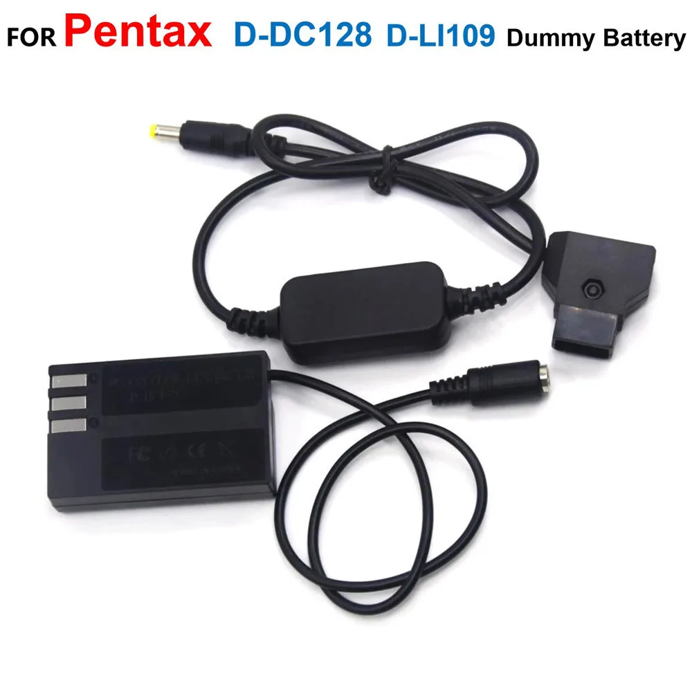 D-Tap Dtap 12V-24V Cavo Di Alimentazione Step-Down + D-Dc128 D-Li109 Batteria Fittizia Per Pentax K-100 K70 K-50 K-30 K-3 K-5 K-7 K-S1 K-S2 K-50