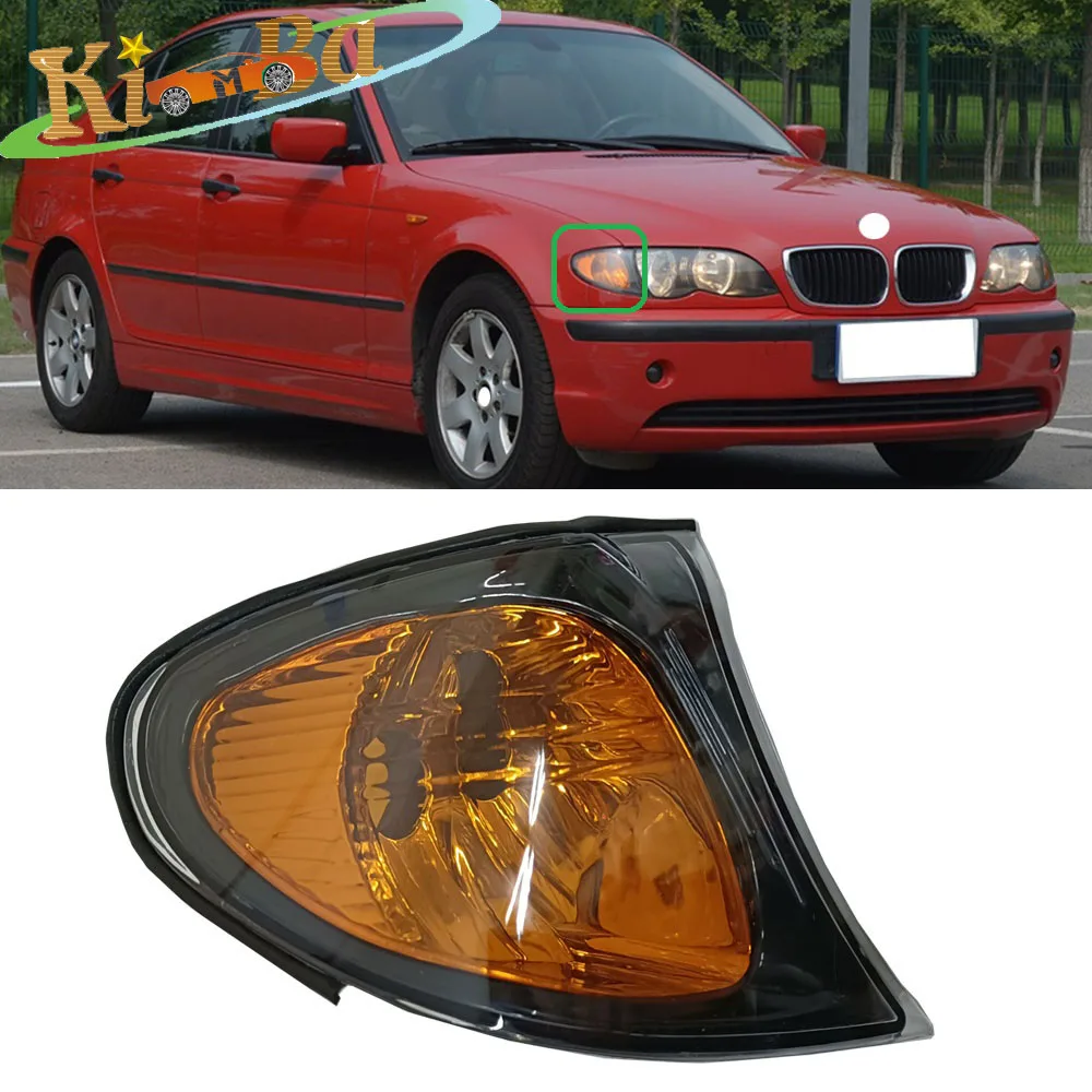 Kimba Indicatori Di Direzione Laterali Lampade Luci Angolari Sidelights Lente Trasparente Per Bmw E46 Serie 3 4Dr 2002 2003 2004 2005 325I 330I