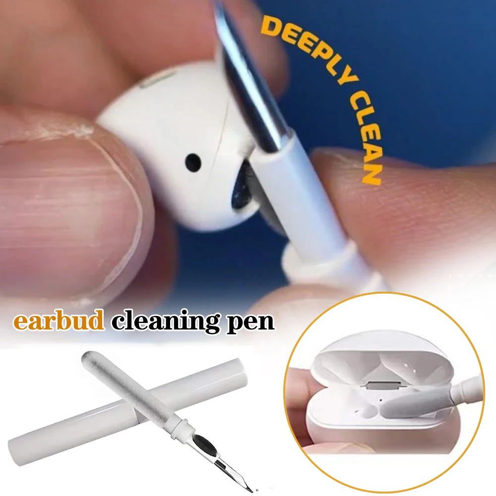 Cleaning Pen For Airpods Pro 1/2 Earbuds Cleaning Brush Bluetooth Earphones Case Anti-Clogging Cleaning Tools For Huawei Samsung