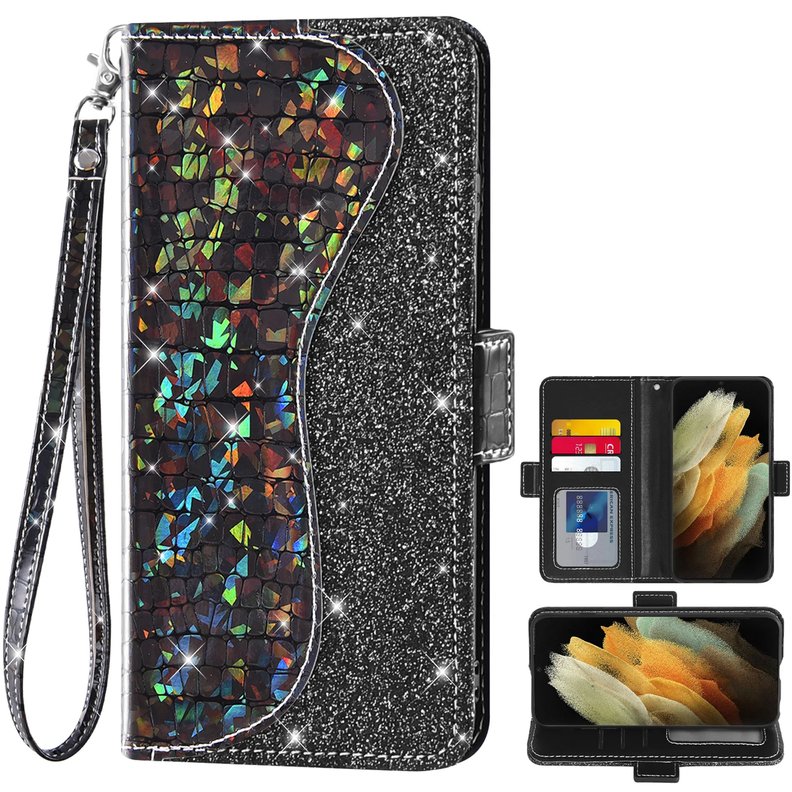 Custodia Per Telefono In Pelle Per Blackberry Classic Blackberry Keyone Blackberry Key2 Flip Wallet Cover
