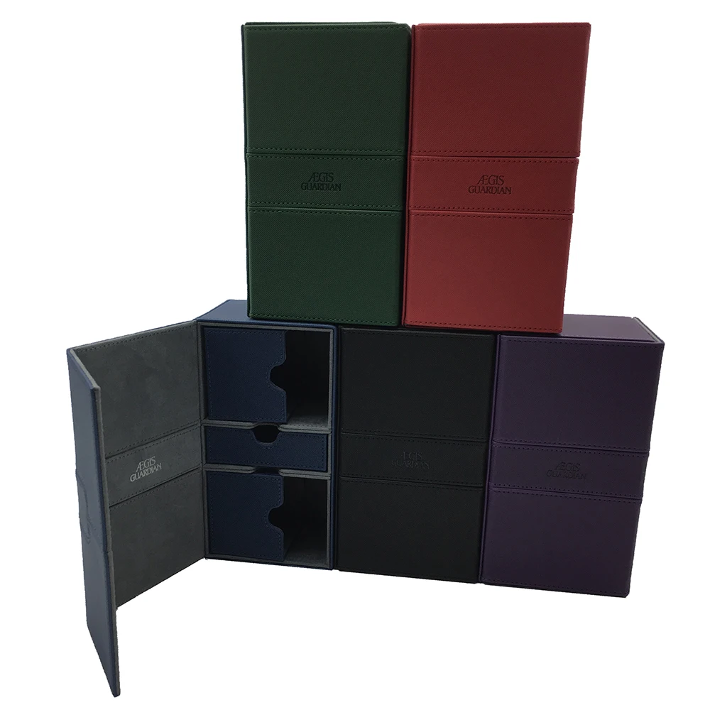 Custodia Per Carte Tcg Mtg Yugioh Commander Deck Box Di Grandi Dimensioni, Capacità 200 + Carte