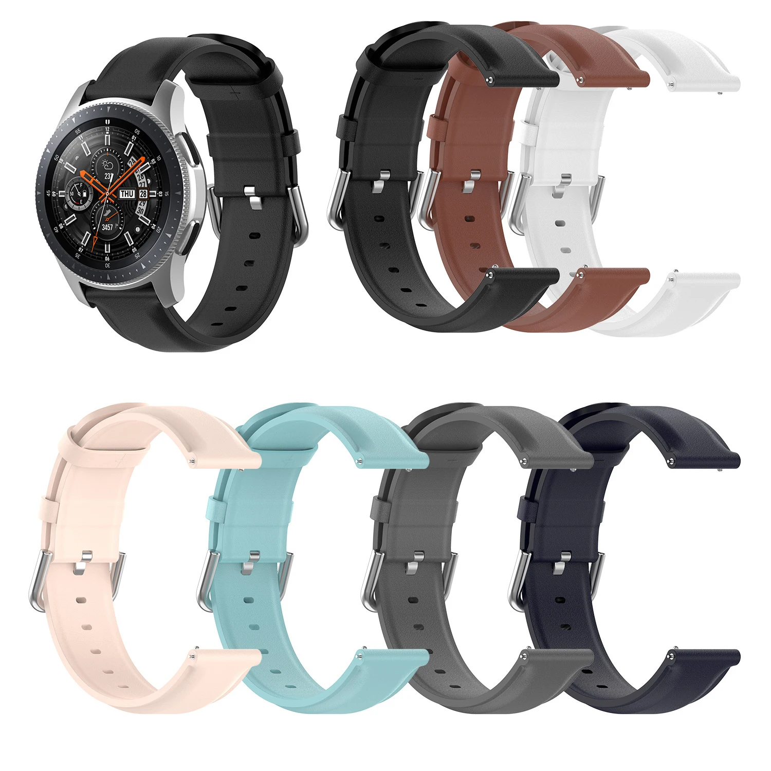 Per Samsung Galaxy Watch 3 Lte Smartwatch Accessori Cinturino Cinturino Per Samsung Galaxy Watch3 Cinturino In Pelle 45Mm 41Mm
