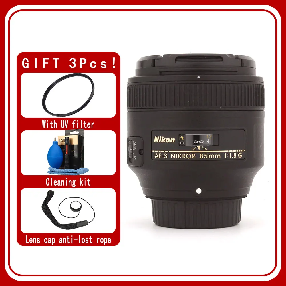 Obiettivo Nikon Af-S Nikkor 85Mm F/1.8G Per Fotocamere Reflex Nikon