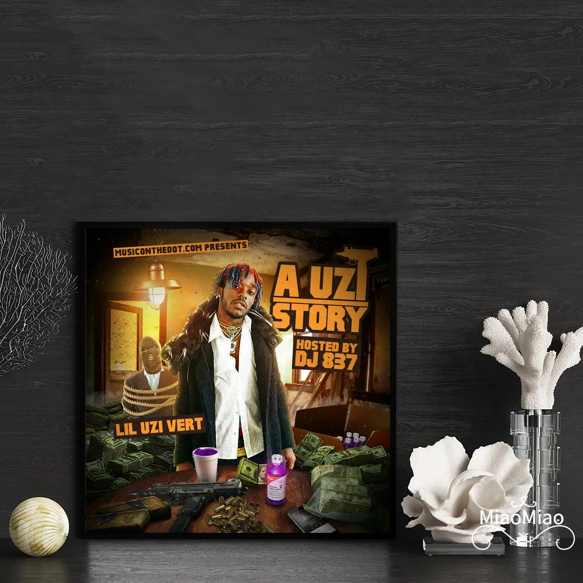 Lil Uzi Vert A Uzi Story Album Musicale Cover Poster Canvas Art Print Home Decor Pittura Murale (Senza Cornice)