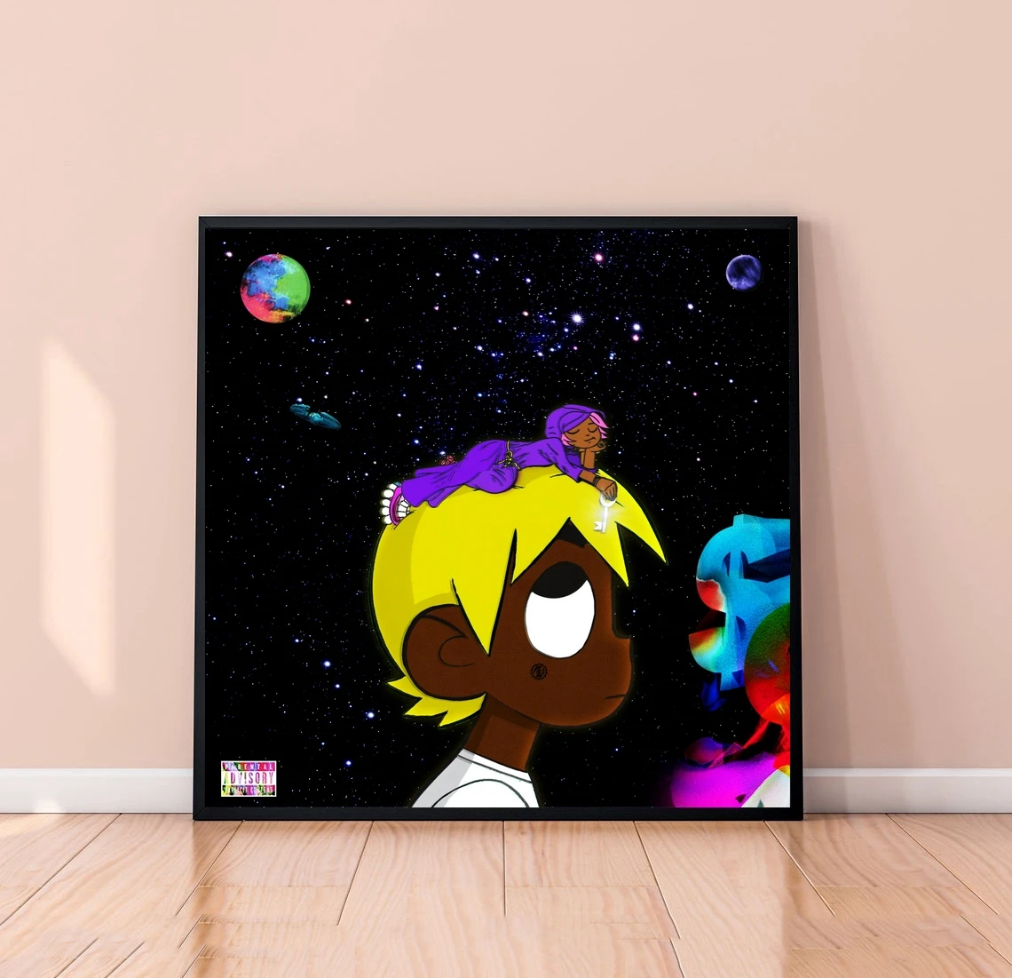 Lil Uzi Vert-"Lil Uzi Vert Vs The World 2" Album Musicale Cover Poster Canvas Print Singer Music Star Poster