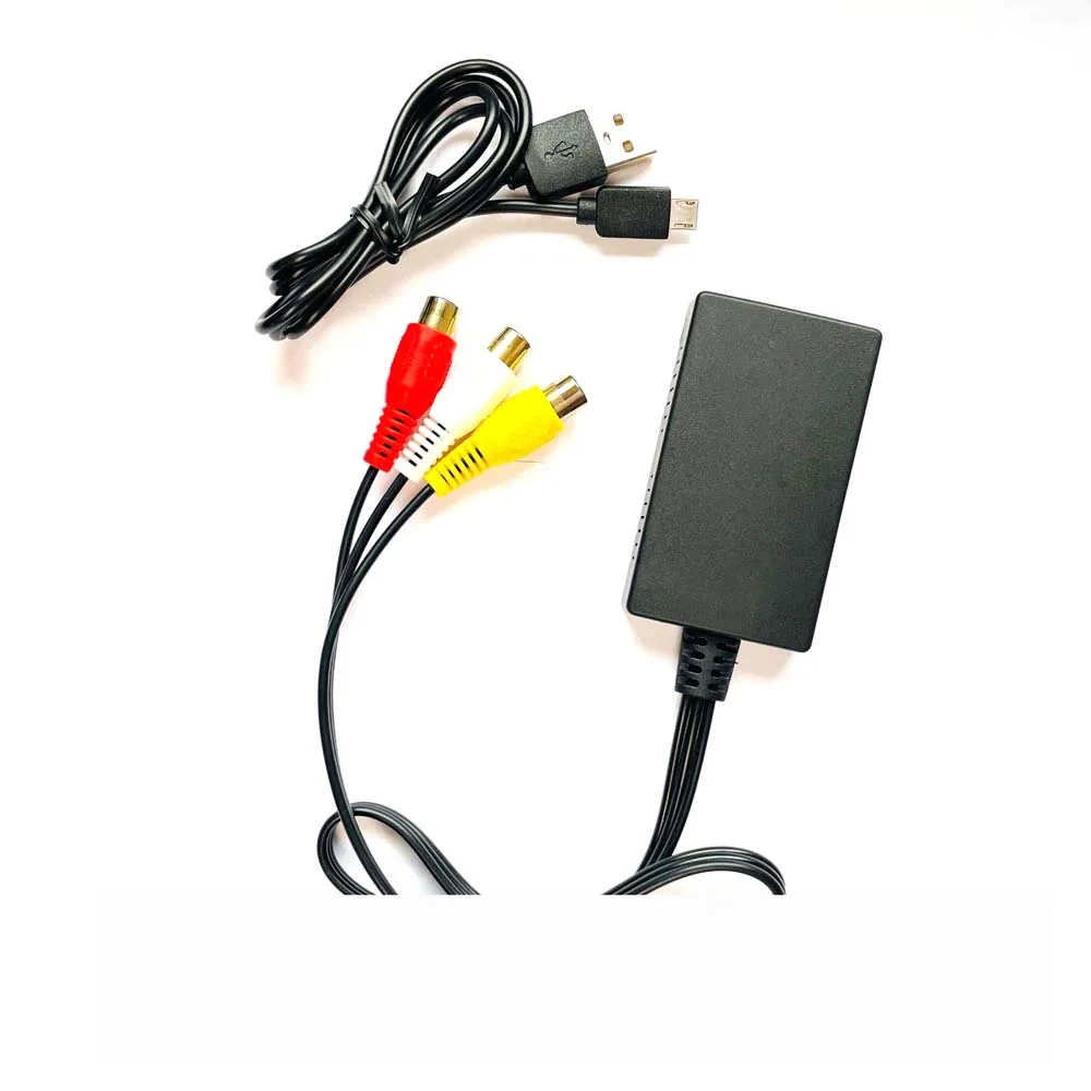Supporto Adattatore Convertitore Composito Da Rca A Hd 1080P Pal/Ntsc Compatibile Con Ps1/Ps2 /Ps3 /Stb /Xbox /Vhs/ Vcr Dvd
