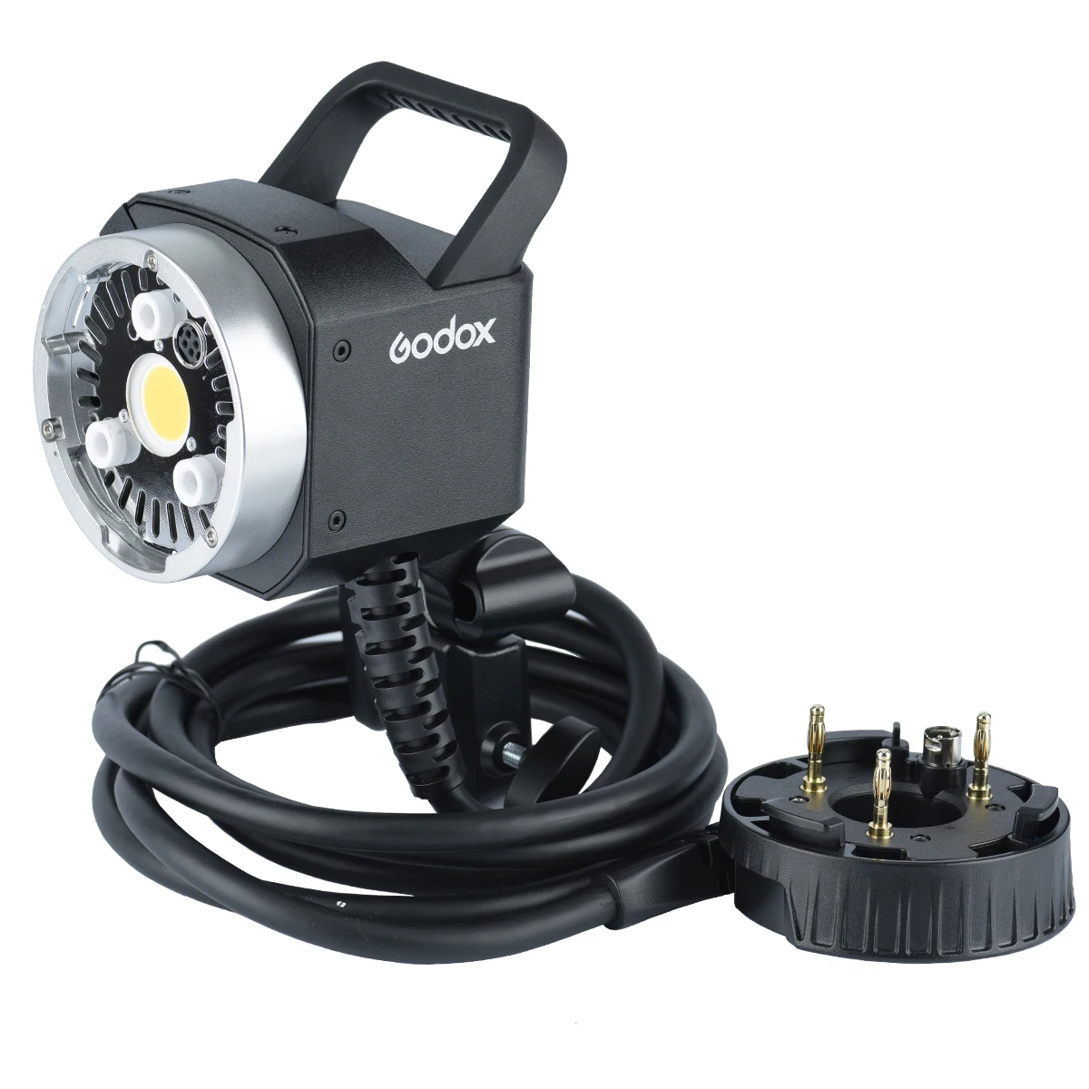 In Magazzino Godox H400P Flash Head Bokens Mount Off-Flash Testa Di Estensione Portatile Per Godox Witstro Ad400Pro Ad400 Pro Flash Strobe