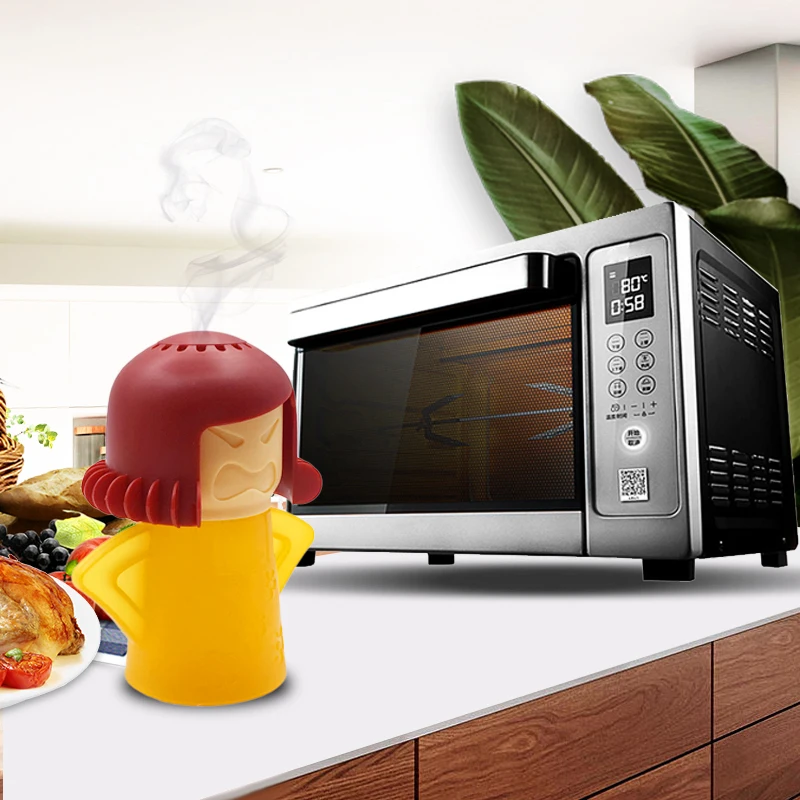 Angry Mama Forno A Microonde Pulitore A Vapore Limpiador Microondas Vapore Forno A Microonde Pulizia A Vapore Elettrodomestici Detergente Per Tappeti