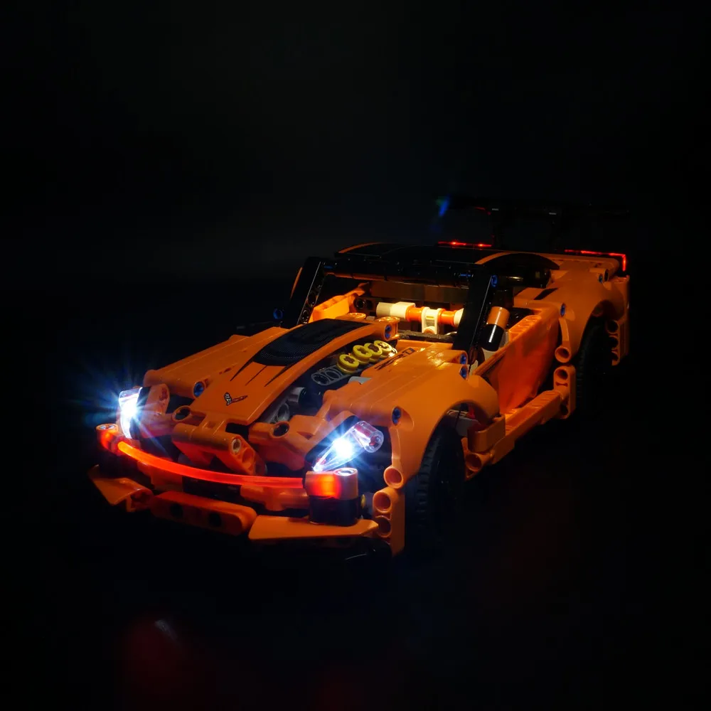 Kit Luci A Led Per Technic Series 42093 Corvette Zr1 Set Di Giocattoli Fai-Da-Te (Blocchi Non Inclusi)