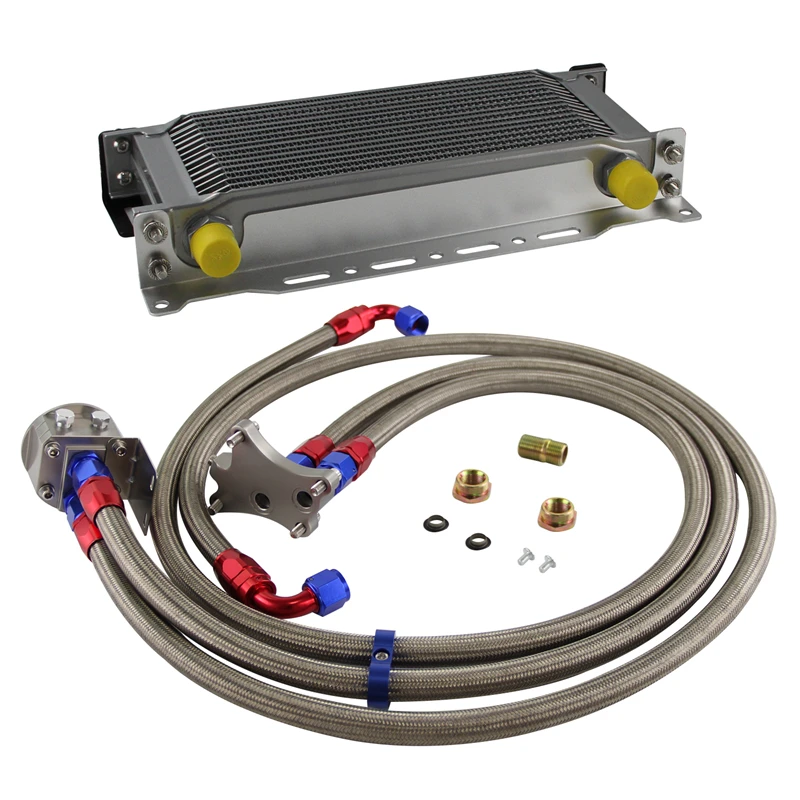 16 Row Oil Cooler Kit Per Silvia S13 S14 S15 180Sx 200Sx 240Sx Sr20Det