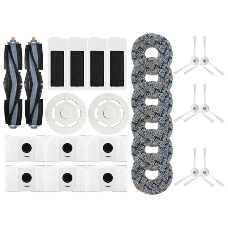 Per Ecovacs Deebot T20 Omni/T20/T20 Max/T20 Pro Spazzola Laterale Principale Mop Cloth Hepa Filter Dust Bag Accessori