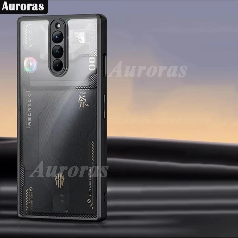 Auroras Per Redmagic 8 Pro Plus Custodia Trasparente Airbag Frame Soft Antiurto Shell Per Redmagic 8S Pro Plus Cover Posteriore