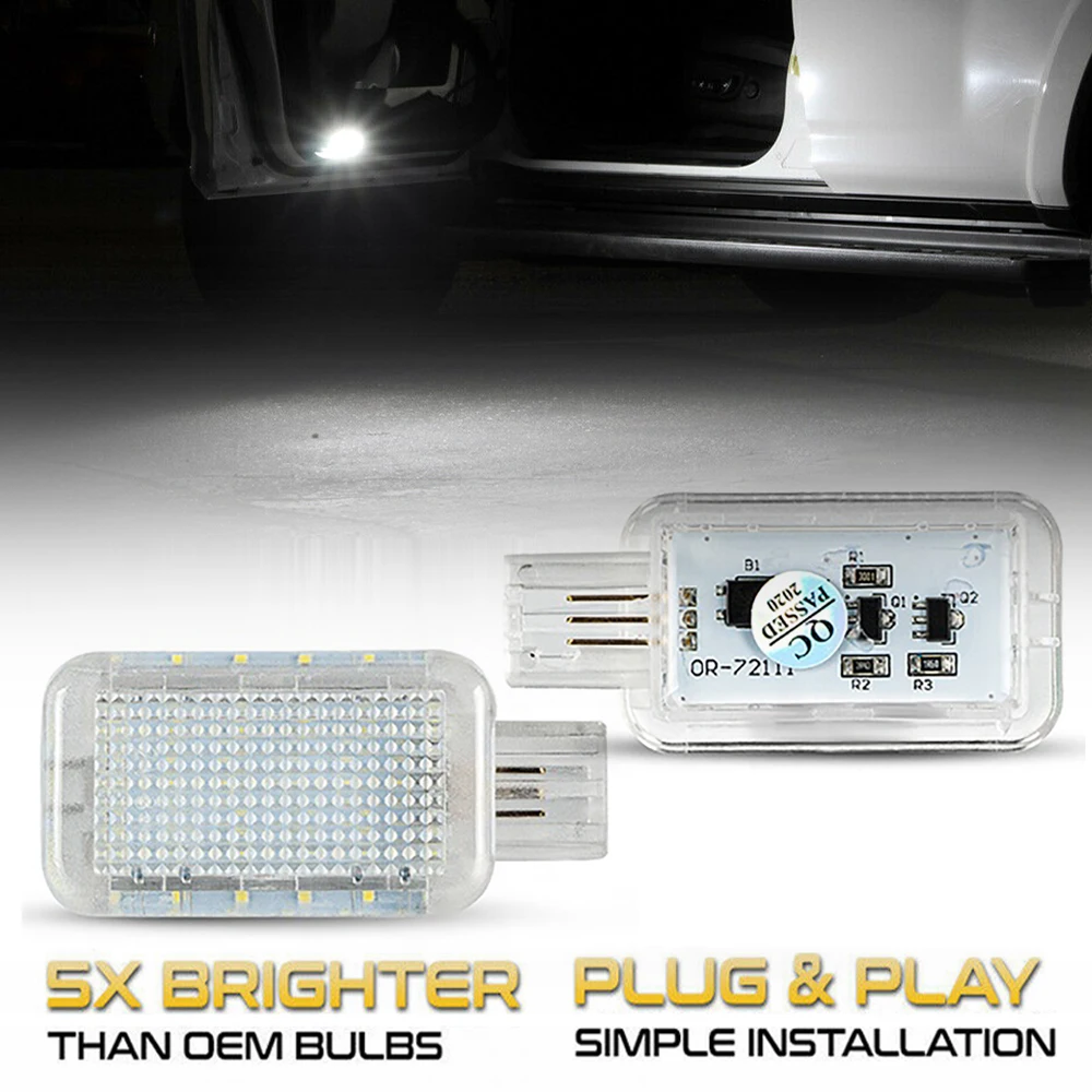 2Pcs Led Welcome Door Interior Footwell Light Bagagliaio Per Land Rover Defender L663 Range Rover L405 Sport L494 Svr