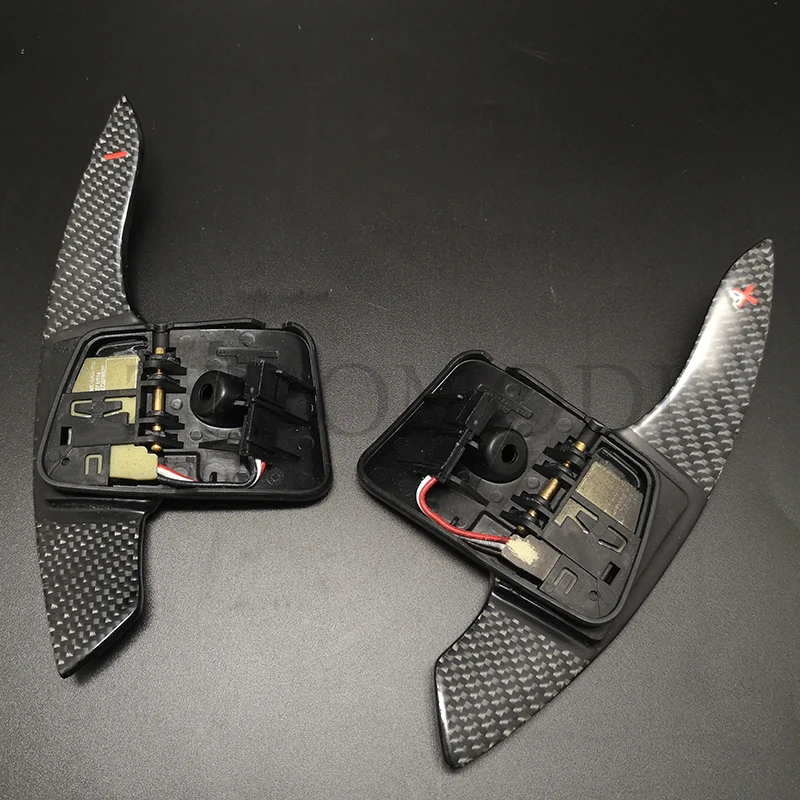 For Range Rover Discovery Sport Svr Sport Evoque Defender 2013 2014 2015 2016 Carbon Fiber Steering Wheel Shift Paddle
