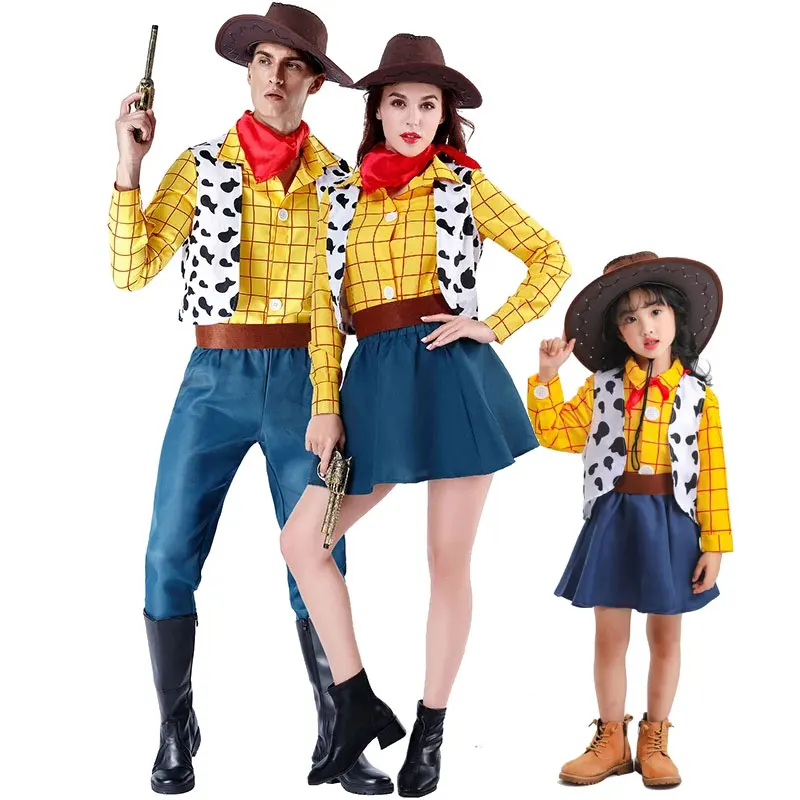 Halloween Party Toy Cosplay Story Adult Sheriff Woody Costume Stage Performance Cowboy Toy Story Woody For Girls Costume