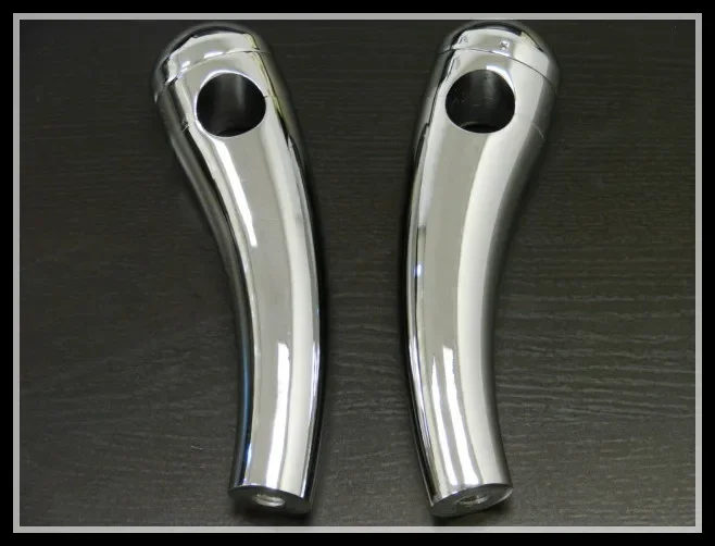 7 "Chrome Manubrio Pullback Riser Per Harley Fl Dyna Sportster Xl Victory Suzuki Yamaha Honda Kawasaki.Criuiser