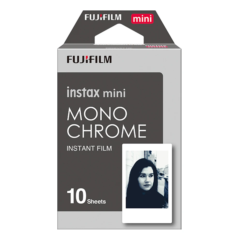 Fujifilm Instax Mini Monocromatico Mono Film Per Fuji Instant Mini 12 11 9 8 70 40 Neo 90 25 Camera Share Sp-1 Sp-2 Evo Printer