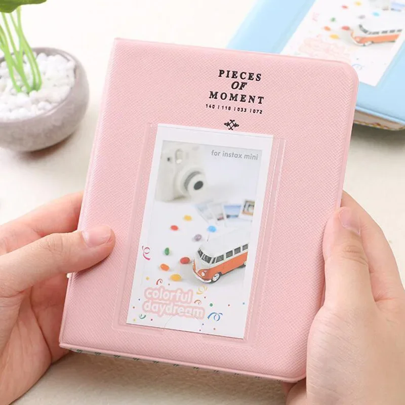 64 Tasche Mini Album Fotografico Polaroid Istantaneo Per 3 Pollici Custodia Per Foto Polaroid Fuji Instax Mini Film Home Family Memory