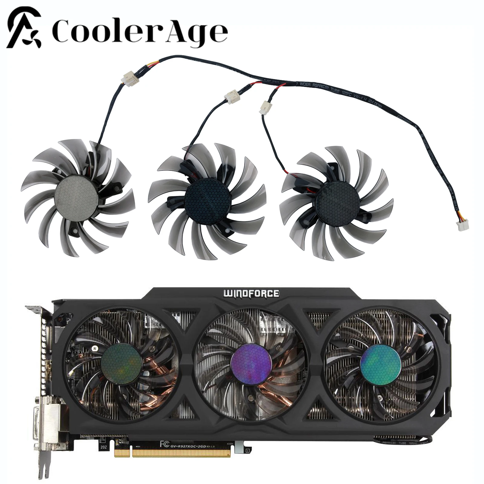Ventole Di Raffreddamento Per Schede Gpu Gtx970 A 3Pin Per Raffreddamento Schede Video Gaming Gigabyte Geforce Gtx 970