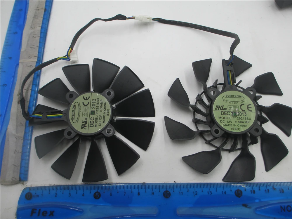 95Mm Fd9015U12S T129215Su Dc 12V For Asus Gtx760 780 780Ti R9 280 290 R9 280X 290X R9 390X Gtx980 Gtx970 Vga Card Cooling Fan