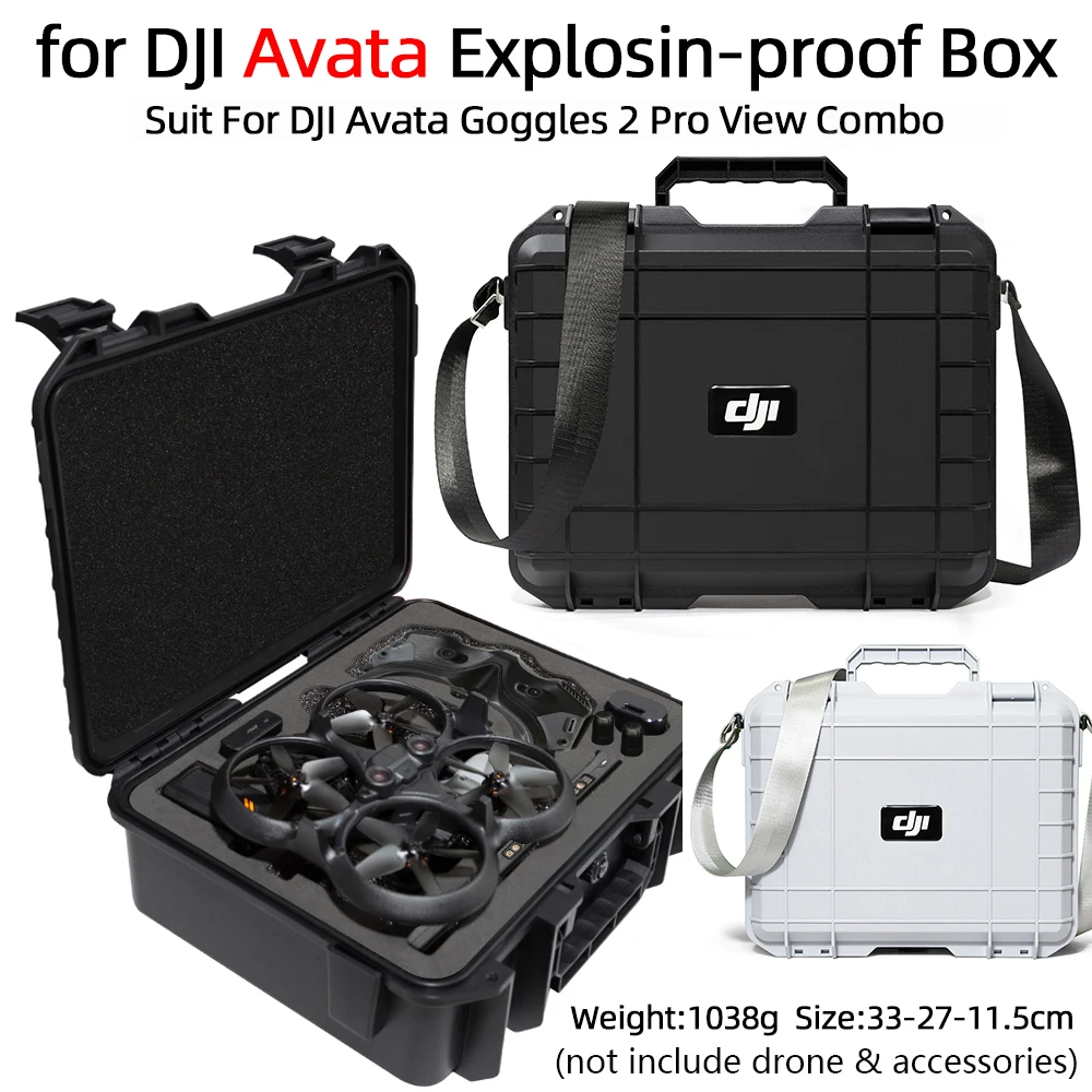 Scatola Antideflagrante Per Custodia Rigida Dji Avata Custodia Rigida Dji Avata Occhiali 2 Accessori Custodia