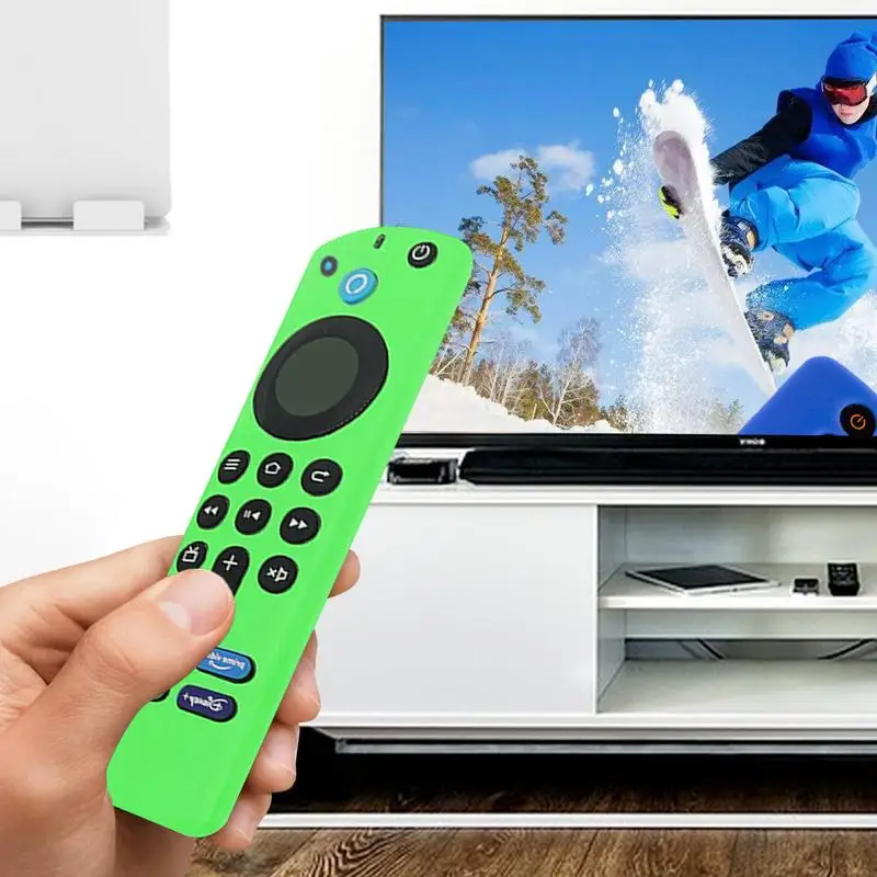 Custodia Protettiva Remota Per Amazon Fire Tv Stick Cover Per Alexa Voice Remote Custodia Remota In Silicone Di Terza Generazione Voice Controller Ski