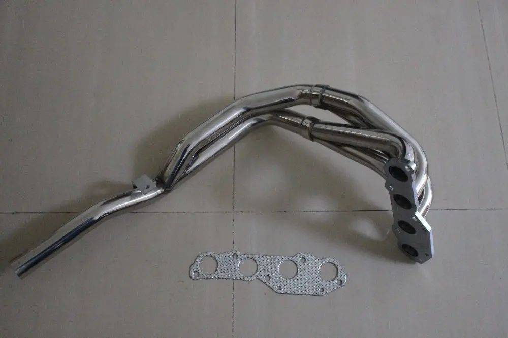 Testata In Acciaio Inox Per Vw Polo 86C 1.0 1.3 Incl. G40 Collettore